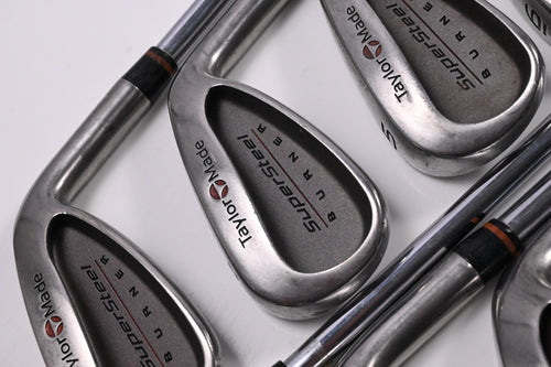 Taylormade Supersteel Irons / 3-PW+SW / Regular Flex Taylormade Rifle 80 Shaft