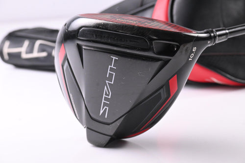 Taylormade Stealth Driver / 10.5 Degree / Stiff Flex HZRDUS Smoke RDX Blue 60