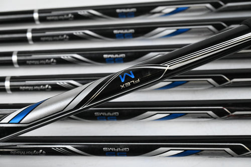 Left Hand Taylormade Speedblade Irons / 4-PW+SW / Regular Flex VeloxT 55 Shafts