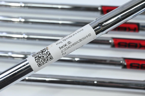 Cobra King Speedzone One Length Irons / 5-PW / Regular Flex KBS Tour 90 Shafts