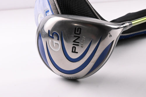 Ping G5 Driver / 9 Degree / Stiff Flex Aldila NV Green 65 Shaft