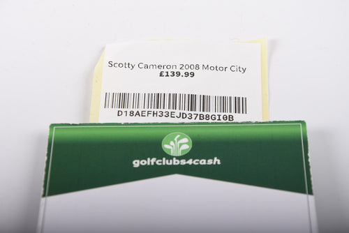 Scotty Cameron 2008 Motor City Championship Putter Cover / Blade / White
