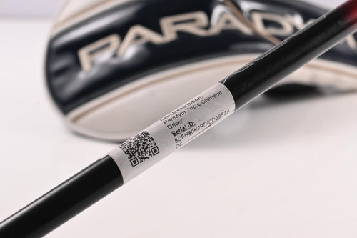 Callaway Paradym TD Driver / 9 Degree / Stiff Flex HZRDUS Smoke RDX Red 60 Shaft