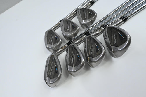 Taylormade SIM2 Max Irons / 6-PW+AW+SW / Stiff Flex KBS Tour 120 Shafts