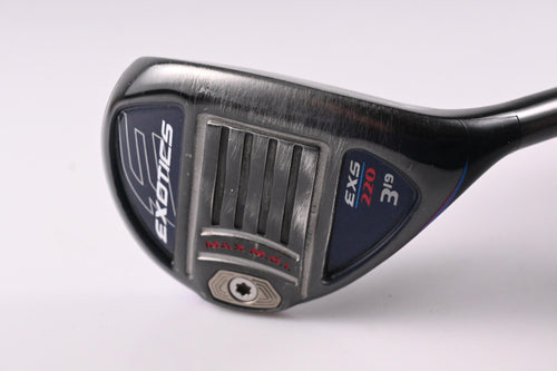 Tour Edge EXS 220 #3 Hybrid / 19 Degree / Regular Flex KBS TGI 70 Shaft