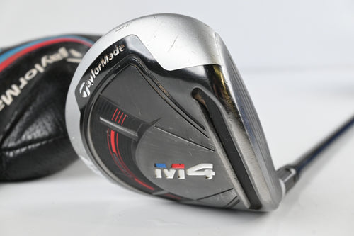 Taylormade M4 #3 Wood / 15 Degree / Stiff Flex Fujikura Atmos Red 6 Shaft