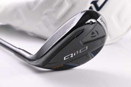 Left Hand Taylormade Qi10 #5 Hybrid / 25 Degree / Stiff Flex Ventus TR Blue 7