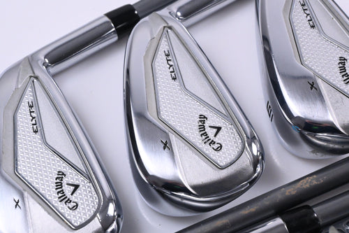 Callaway Elyte X Irons / 4-PW / Stiff Flex True Temper Denali Charcoal 75 Shafts