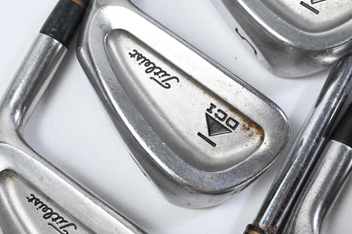 Titleist DCI Black Irons / 3-9i / Regular Flex Titleist Tri-Spec Shafts