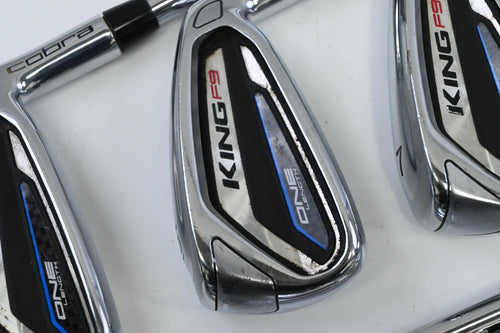 Cobra King F9 One Length Irons / 5-PW+GW+SW / Regular Flex KBS Tour 80 Shafts