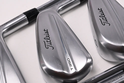 Titleist T350 2025 Irons / 4-PW / Stiff Flex True Temper AMT Black Shafts