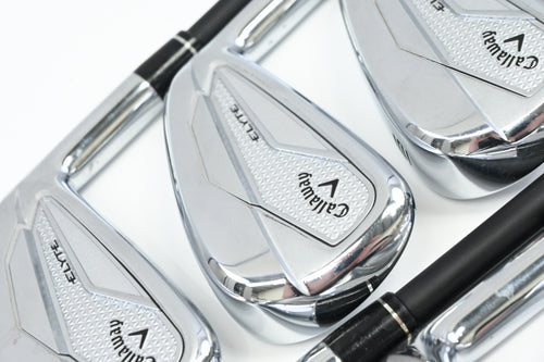Callaway Elyte Irons / 4-PW+AW / Regular Flex Aldila NV 65 Shafts