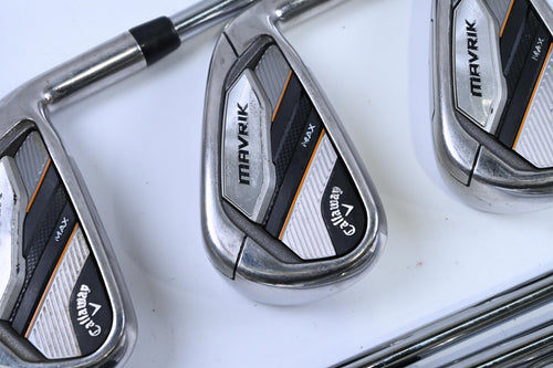 Callaway Mavrik Max Irons / 5-PW+SW / Stiff Flex KBS Max 80 Shafts