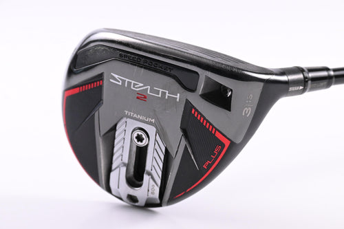 Taylormade Stealth 2 Plus #3 Wood / 15 Degree / Stiff Flex HZRDUS Smoke Red RDX