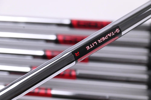 Left Hand Cobra King Tec One Length Irons / 5-PW / Regular Flex KBS $-Taper Lite
