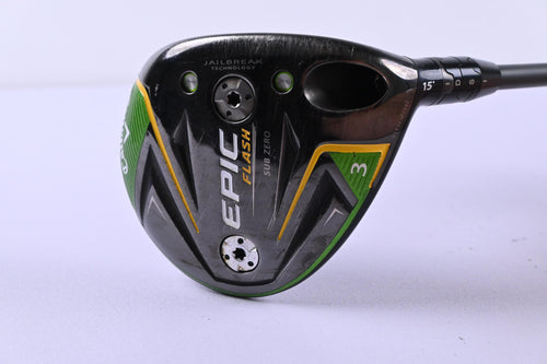 Callaway Epic Flash Sub Zero #3 Wood / 15 Degree / Stiff Flex Smoke Black 70