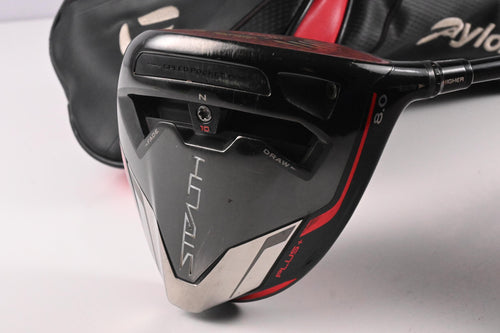 Taylormade Stealth Plus Driver / 8 Degree / X-Flex HZRDUS Smoke RDX Red 60 Shaft