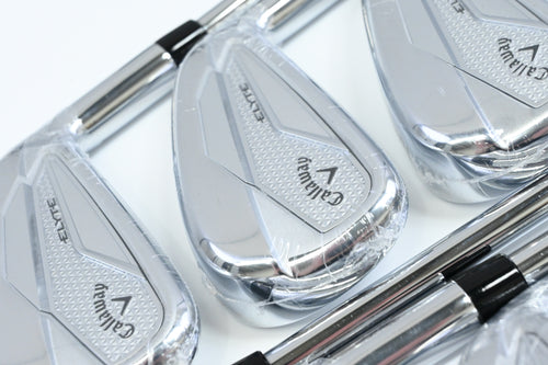 Callaway Elyte Irons / 4-PW / Stiff Flex Vector 90 Shafts