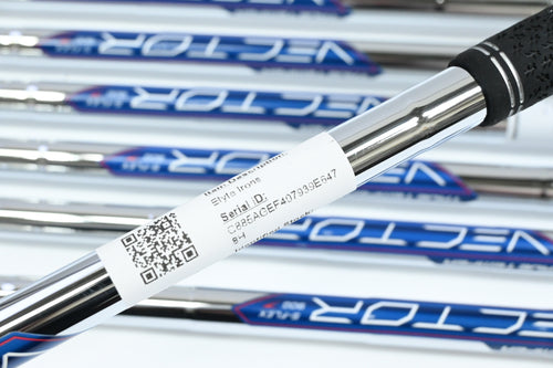 Callaway Elyte Irons / 4-PW / Stiff Flex Vector 90 Shafts