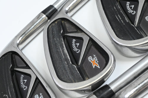 Callaway X2 Hot Pro Irons / 3-PW / Stiff Flex KBS Tour C-Taper 120 Shafts