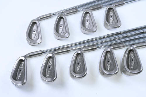 Ping Eye 2+ Irons / 3-PW+SW / Black Dot / Stiff Flex Ping KT-M Shafts