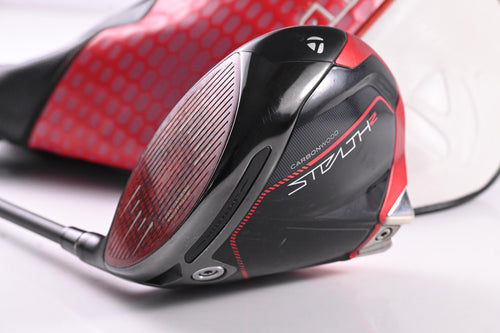Left Hand Taylormade Stealth 2 Driver / 10.5 Degree / Stiff Flex HZRDUS Black 60