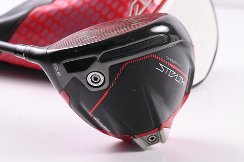 Left Hand Taylormade Stealth 2 Driver / 10.5 Degree / Stiff Flex HZRDUS Black 60