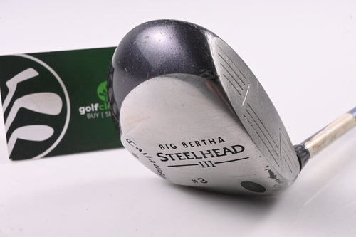Ladies Callaway Steelhead III #3 Wood / 15 Degree / Ladies Flex Callaway System