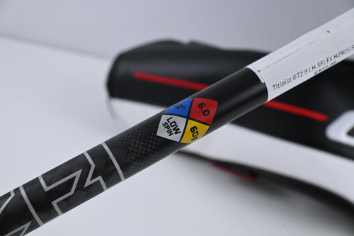 Left Hand Titleist GT2 Driver / 9 Degree / Stiff Flex HZRDUS Black Gen 5 60