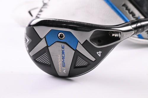 Callaway Paradym Ai Smoke #4 Hybrid / 22 Degree / Stiff Flex Cypher 60 Shaft