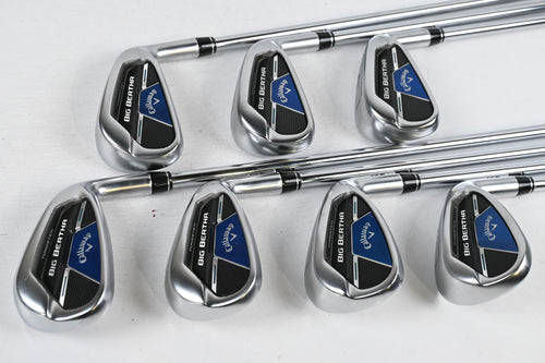 Callaway Big Bertha B21 Irons / 5-PW+SW / Stiff Flex KBS MAX CT80 Shafts