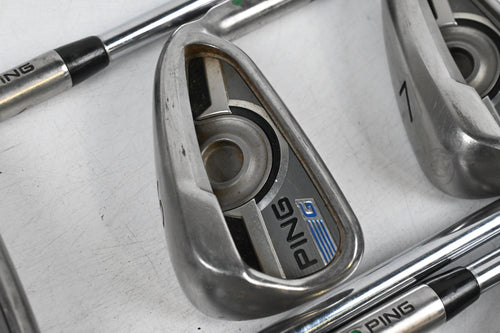 Ping G Series Irons / 5-PW / Green Dot / Regular Flex Ping AWT 2.0 Shafts