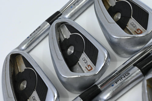Ping G400 Irons / 5-9+SW / Blue Dot / Regular Flex Ping AWT 2.0 Shafts