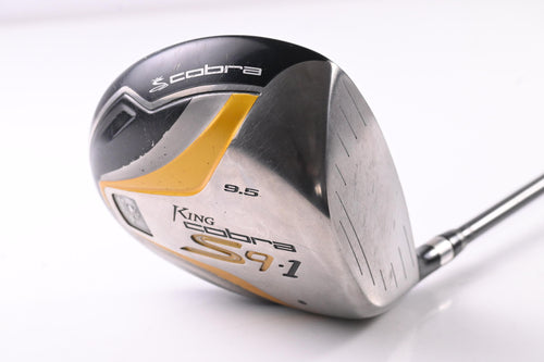 Cobra S9-1 Driver / 9.5 Degree / Stiff Flex Aldila DVS 55 Shaft