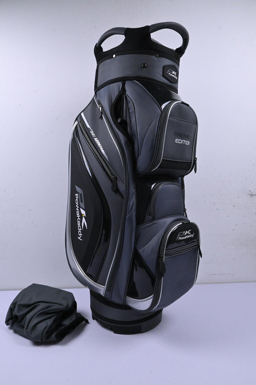 Powakaddy Premium Edition Cart Bag / 14-Way Divider / Grey & Black