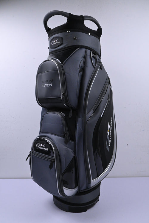 Powakaddy Premium Edition Cart Bag / 14-Way Divider / Grey & Black