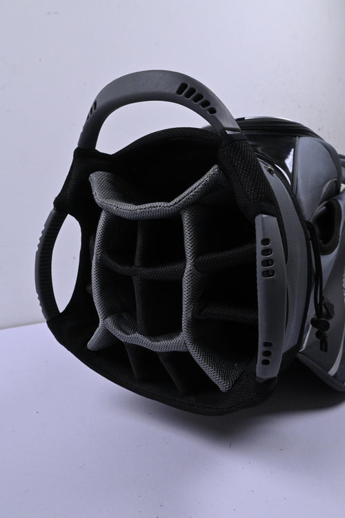 Powakaddy Premium Edition Cart Bag / 14-Way Divider / Grey & Black