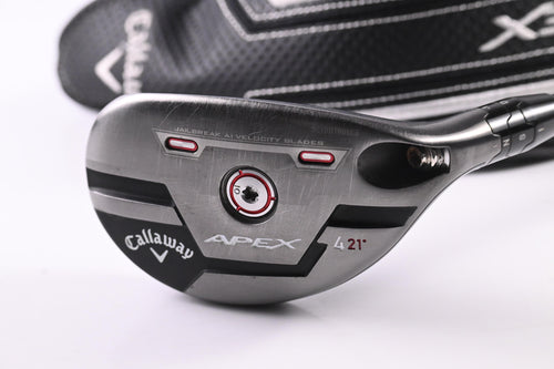 Callaway Apex 21 #4 Hybrid / 21 Degree / Stiff Flex UST Recoil Dart 75 Shaft