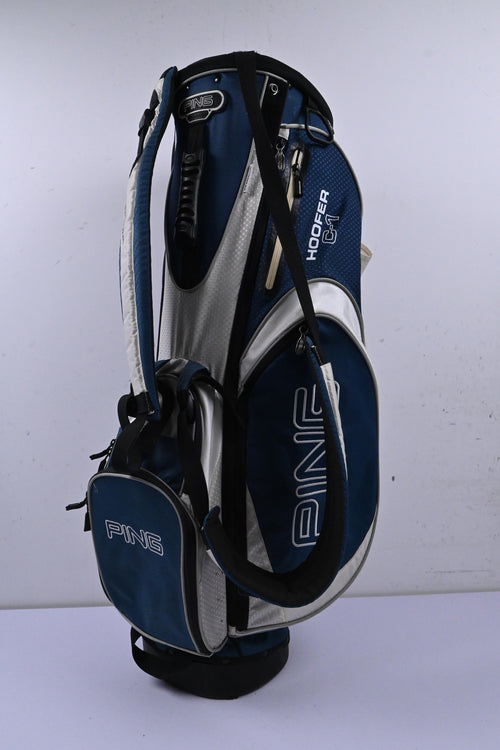 Ping Hoofer C-1 Stand Bag / 5-Way Divider / Blue & White