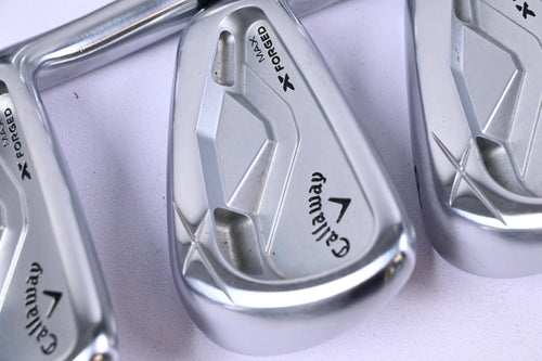 Callaway X Forged MAX Irons / 5-PW / Regular Flex Denali Frost Silver 60 Shafts