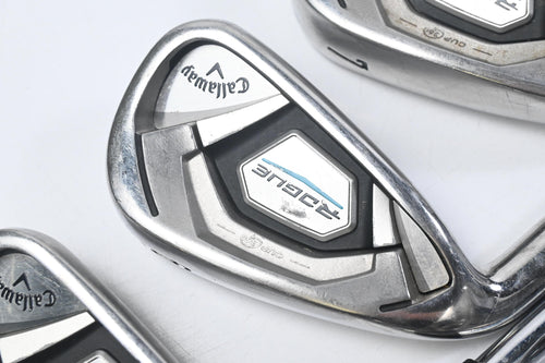 Left Hand Callaway Rogue Irons / 5-PW / Regular Flex XP 95 R300 Steel Shafts