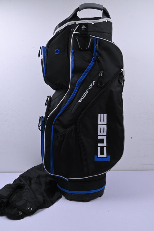 [Cube Cart Bag / 14-Way Divider / Black & Blue