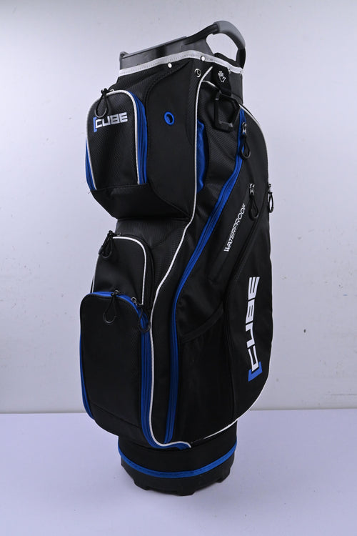 [Cube Cart Bag / 14-Way Divider / Black & Blue