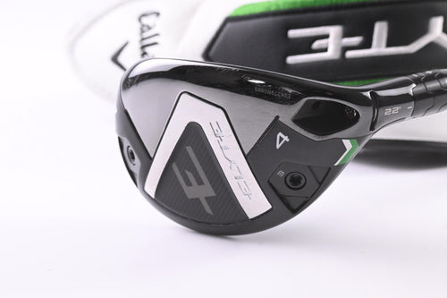 Callaway Elyte #4 Hybrid / 22 Degree / Regular Flex Denali Charcoal 60 Shaft
