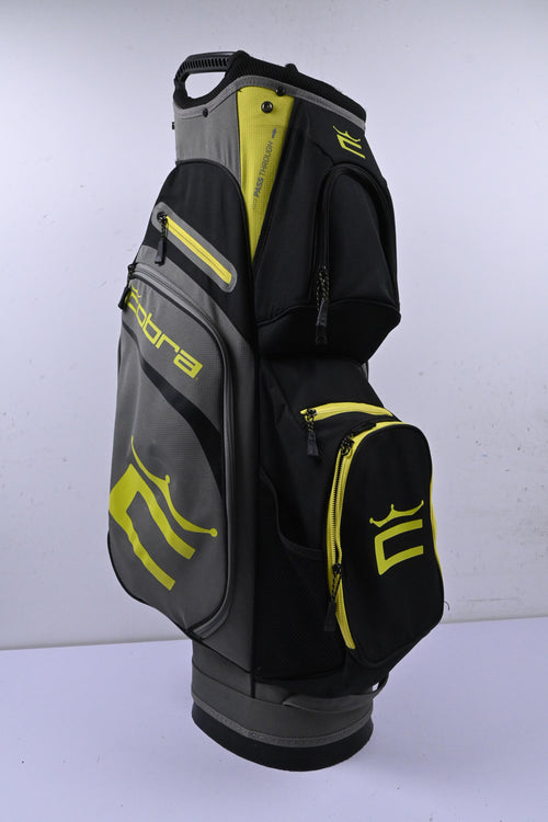 Cobra Cart Bag / 14-Way Divider / Black, Grey & Green