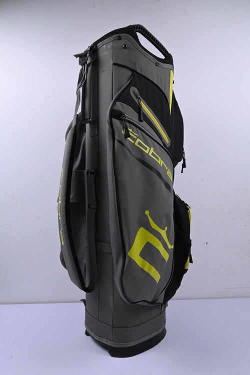Cobra Cart Bag / 14-Way Divider / Black, Grey & Green