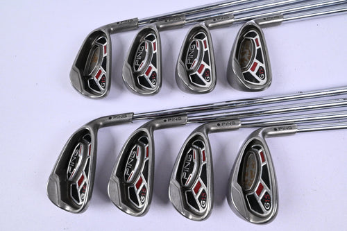 Ping G15 Irons / 4-PW+SW / Black Dot / Stiff Flex Ping AWT Shafts