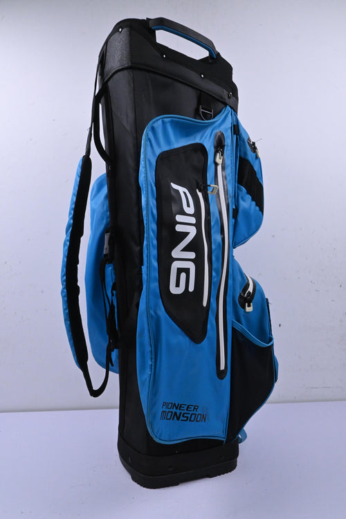 Ping Pioneer Monsoon Cart Bag / 14-Way Divider / Blue & Black