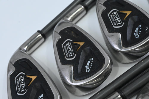 Callaway Big Bertha Fusion Irons / 3-PW+SW / Firm Flex Callaway RCH 75 Shafts