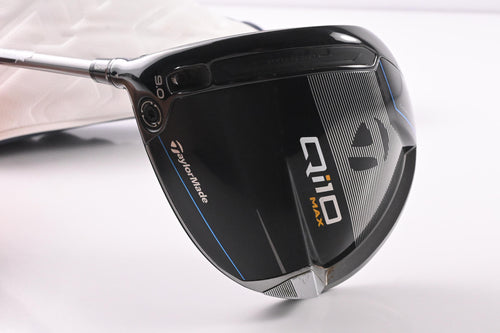 Left Hand Taylormade Qi10 Max Driver / 9 Degree / Stiff Flex Fujikura SpeederNX